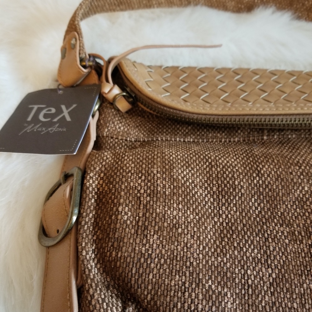 TEX by Max Azria  Purse Fold Over Flap New Vtg - Picture 2 of 8